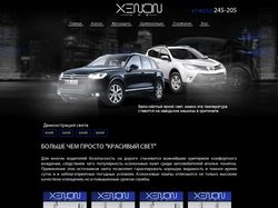 Сайт - каталог для компании xenon-hab