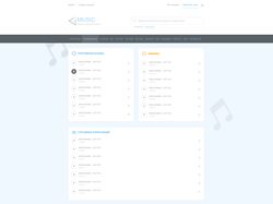 Дизайн музыкального сайта theme-music.ru Дизайн музыкального сайта theme-music.ru