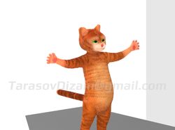 Персонаж в 3д(Коте) -2