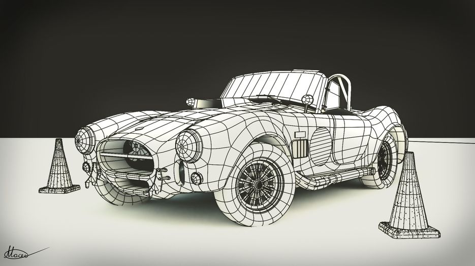 Чертеж shelby cobra