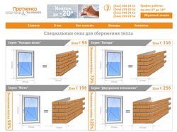 Дизайн сайта компании по продаже пластиковых окон