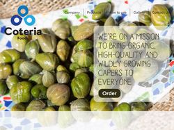 Сайт компании CoteriaFoods