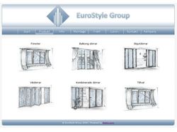 Сайт компании "EuroStyle Group HB"