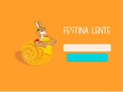 Festina lente. Персонаж для сайта латинского языка