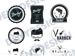 Логотипы/значки/эмблемы для BARBERSHOP