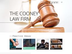 Сайт визитка Cooney law