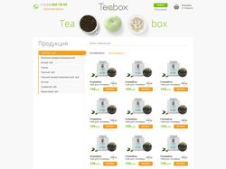 Интернет магазин Teabox