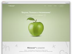 Промо ЯблоковТМ – Дизайн сайт/лендинг