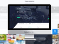 Дизайн сайта web студии