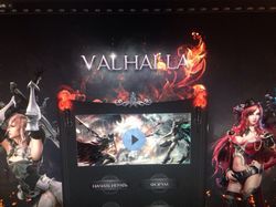 Valhalla - дизайн промо-сайта