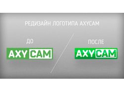 Редизайн логотипа AXYCAM