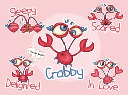 Crabby Stickers