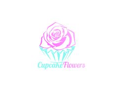 Логотип для пекарни CupcakeFlowers
