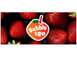 Логотип марки фруктовых коктейлей «Bubble Tea»