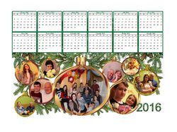 фотоколлаж календарь