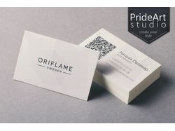 Визитная карточка консультанта "Oriflame"