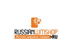 Разработка логотипа для russianwmshop.ru