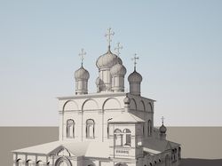 Соборный храм Сретенского монастыря в Москве