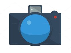фотоаппарат flat design