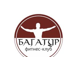 Логотип фитнес-клуба "Багатур"