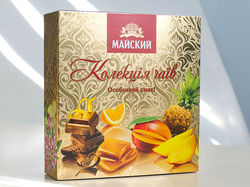 Дизайн обложки на две пачки чая (ТМ "Майский")