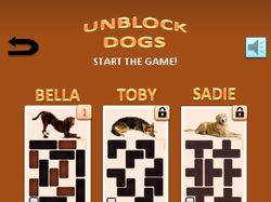 Мобильная головоломка Unblock Dogs
