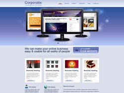 Вёрстка сайта"Corporatix"