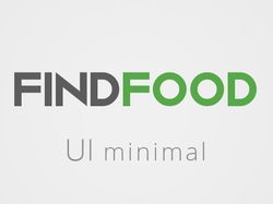 UI minimal food design