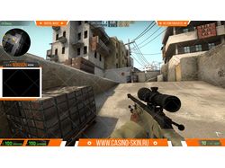 hud csgo для twitch в стиле Asiimov (Азимов HUD)