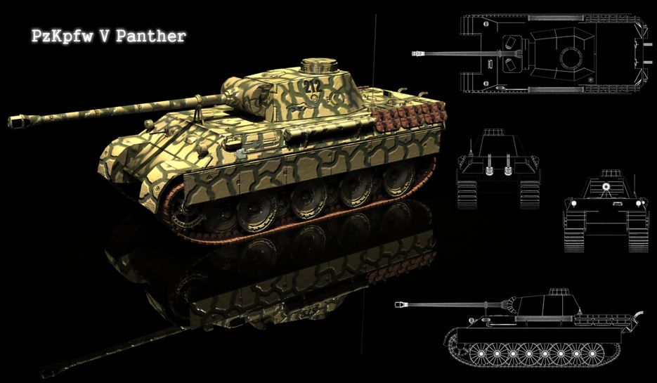 немецкий тяжёлый танк PzKpfw V «Panther».jpg