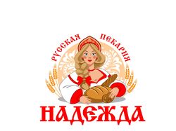 Логотип для русской пекарни.