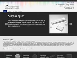 Сайт для компании Sapphire optics