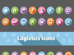 Logistics icons