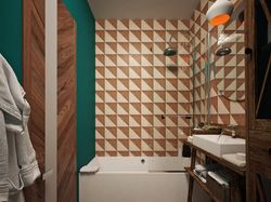 Дизайн-проект и визуализация ванной комнаты