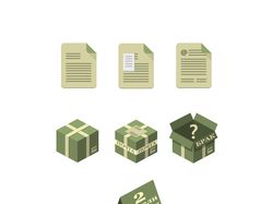 Набор милитари иконок