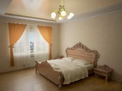 визуализация интерьера спальня барокко