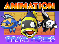 Анимация - Отважные Рыбки