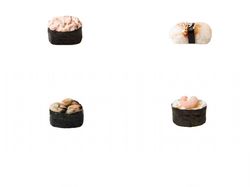 Food фотография для суши (изоляты на белом)