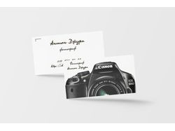 Визитная карточка фотографа