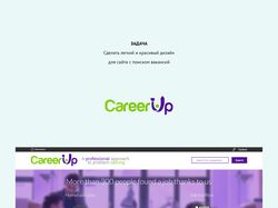 Дизайн для сайта по поиску вакансий