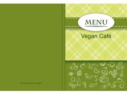 MENU VEGAN CAFE