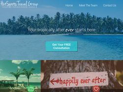 HotSpots Travel Agency - Дизайн главной страницы