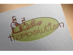 Логотип для косметической компании Herbolution