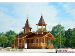Церковь из бруса