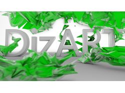 Логотип для своей студии DizART