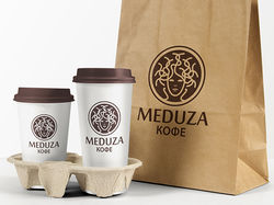 Логотипы для компании MEDUZA КОФЕ