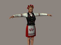 Одежда в украинском народном стиле для Victoria4