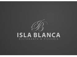 разработка логотипа ресторана ISLA BLANCA италия