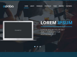 Сайт-визитка IT-компании "Adraba"