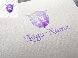 Лого: Альфа и омега щит